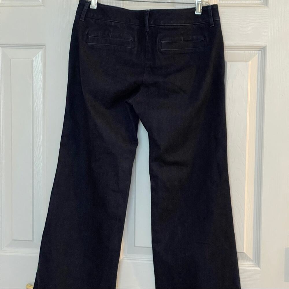 Women's Banana republic 27R wide legBlue jeans Hook & Eye Closure